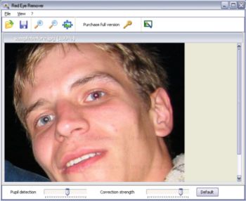 Screenshot of Red Eye Remover