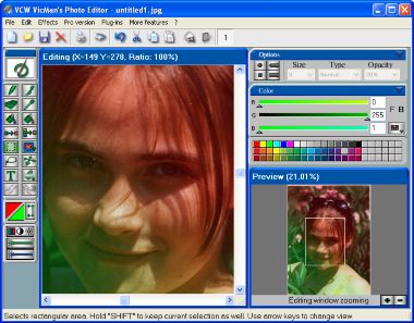VCW VicMan's Photo Editor - Free powerful and easy-to-use photo editor.