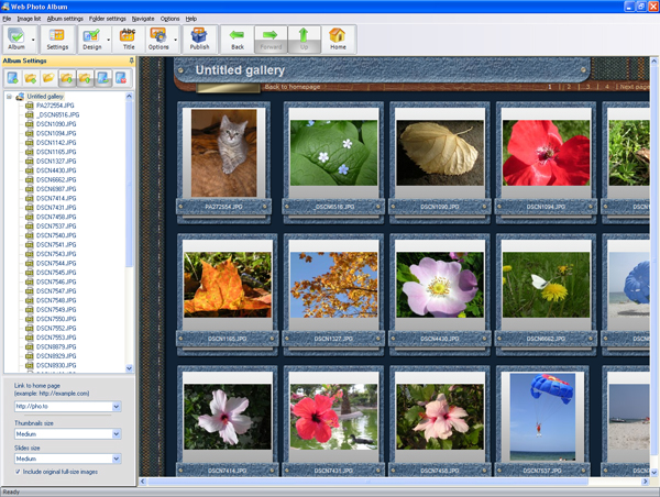 Web Gallery Program Free